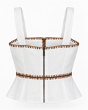 BLUSA REGATA COM BORDADOS ALEHA