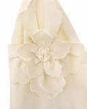 VESTIDO LONGO FLOR OFF WHITE