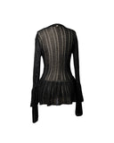 BLUSA TRICOT PRETA
