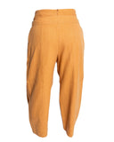 CALÇA CAMEL CINTURA DUPLA