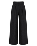 CALÇA EM LINHO PRETA