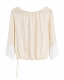 BLUSA CURTA NUDE
