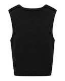 COLETE EM TRICOT PRETO