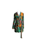 VESTIDO CURTO ESTAMPA TROPICAL