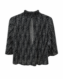 BLUSA CURTA ESTAMPADA