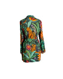 VESTIDO CURTO ESTAMPA TROPICAL