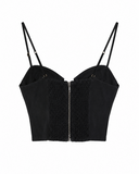 TOP CROPPED PRETO