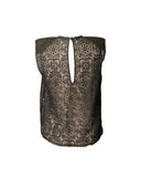 BLUSA RENDA TRANSPARENTE VERDE