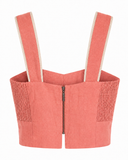 TOP CROPPED ROSA
