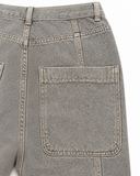 CALÇA JEANS LAVAGEM BEGE NV