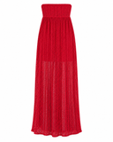 VESTIDO LONGO VERMELHO TRIYA
