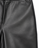 LEGGING COM COURO PRETA AMBICIONE