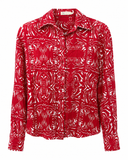 CAMISA ESTAMPADA VERMELHA
