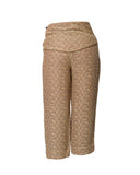 CALÇA JACQUARD AMARELA