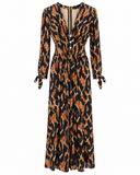 VESTIDO ESTAMPADO MIDI VIX