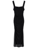 VESTIDO MIDI PRETO