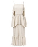 VESTIDO BOTÕES OFF WHITE
