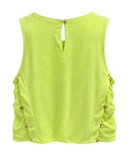 BLUSA VERDE LIMÃO LILLY SARTI