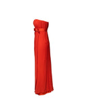 VESTIDO LONGO FESTA LARANJA