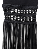 SAIA TRICOT PRETA BOBO