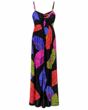 VESTIDO ESTAMPADO LONGO VIX