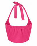 TOP LINHO ROSA CAROL BASSI
