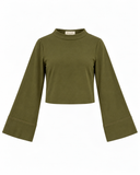 BLUSA MOLETIM VERDE