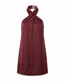 VESTIDO CURTO VINHO