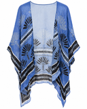 KAFTAN AZUL ESTAMPADO CIA MARITIMA