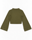 BLUSA MOLETIM VERDE