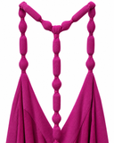 VESTIDO MIDI ROSA VIX
