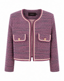 CASACO TWEED ROSA