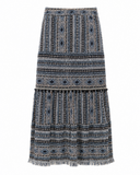 SAIA MIDI ETNICA AZUL