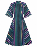 VESTIDO CHEMISE LISTRADO