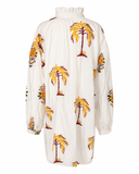 CAMISA BRANCA ESTAMPA COQUEIROS