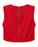 BLUSA CEREJA ANIMALE ALFAIATARIA
