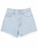 SHORTS JEANS TACHAS