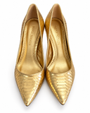 SCARPIN ALTO DOURADO