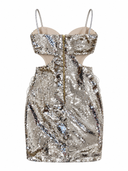 VESTIDO CURTO DOURADO EDUARDO AMARANTE