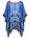KAFTAN AZUL ESTAMPADO CIA MARITIMA