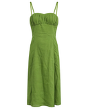 VESTIDO MIDI EM LINHO