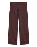 CALÇA EM SARJA MARROM