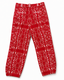 CALÇA ESTAMPADA VERMELHA