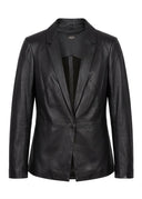BLAZER COURO PRETO