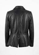 BLAZER COURO PRETO