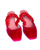 MULE VELUDO ROSA