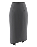 CONJUNTO SAIA E TOP CINZA
