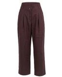 CALÇA RETA MARROM