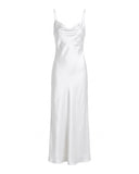 CAMISOLA ACETINADA LONGA OFF WHITE