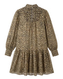 VESTIDO AMPLO ANIMAL PRINT